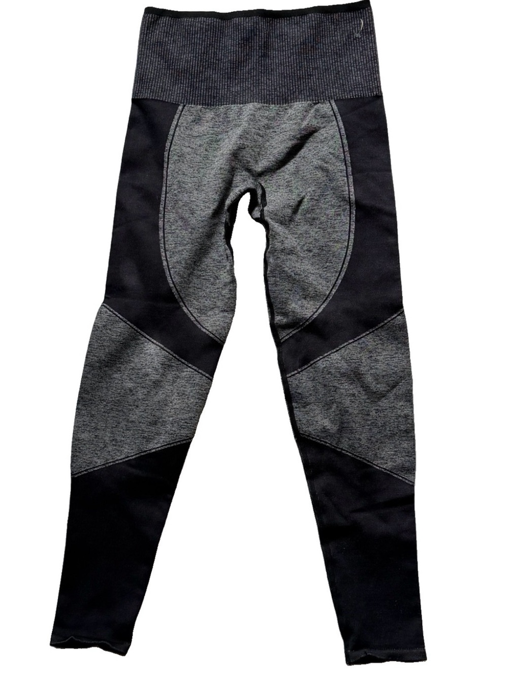 ThirdLove Colorblocked High-Waist Leggings - Black & Gray